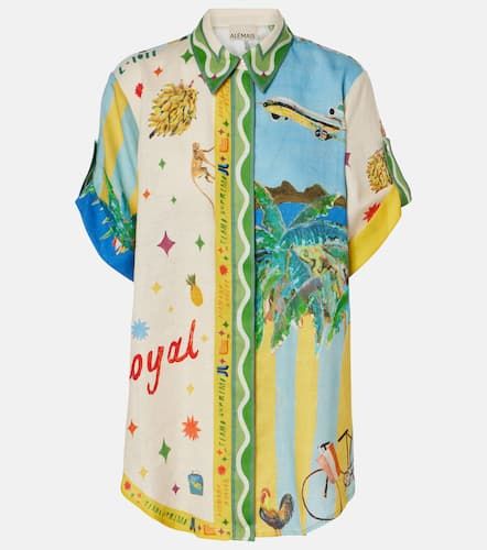 AlÃ©mais x Adam Lester All Aboard printed linen shirt - Alemais - Modalova