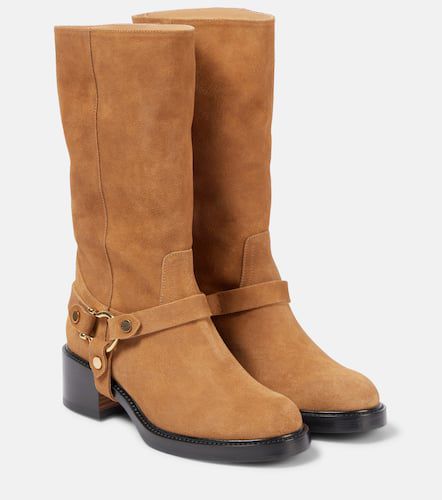 Chloé Bikerstiefel Dakota aus Veloursleder - Chloe - Modalova