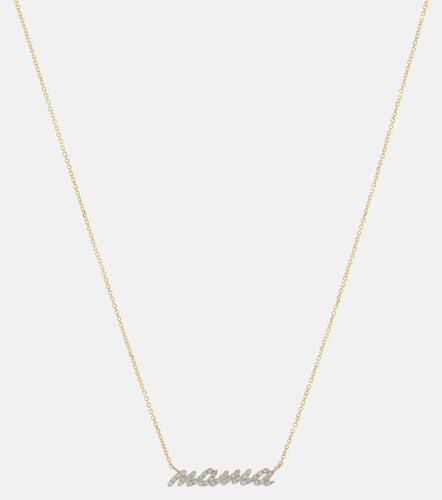 Hey Mama 10kt necklace with diamonds - Stone and Strand - Modalova