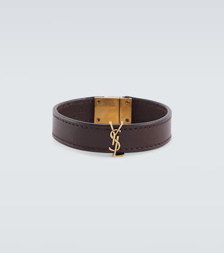 Cassandre leather bracelet - Saint Laurent - Modalova