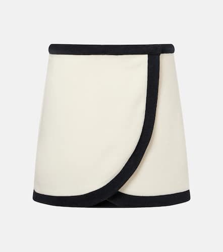 Cotton-blend wrap skirt - Adriana Degreas - Modalova