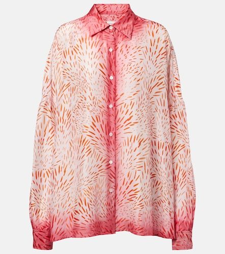 Camisa de seda estampada - Dries Van Noten - Modalova