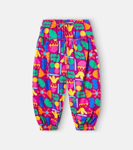 Fábula Pantalones Mais Flores de algodón - Fabula - Modalova