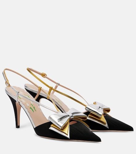 Pumps slingback Bowow 85 in moiré - Valentino Garavani - Modalova