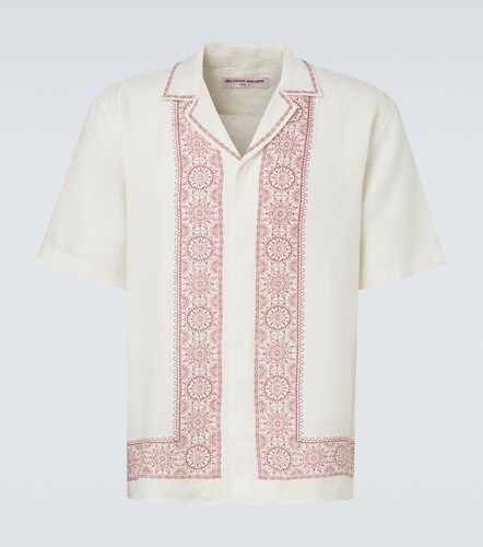 Camicia da bowling Maitan in lino con stampa - Orlebar Brown - Modalova