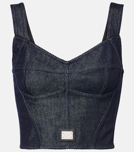 Dolce&Gabbana Bustier di jeans - Dolce&Gabbana - Modalova