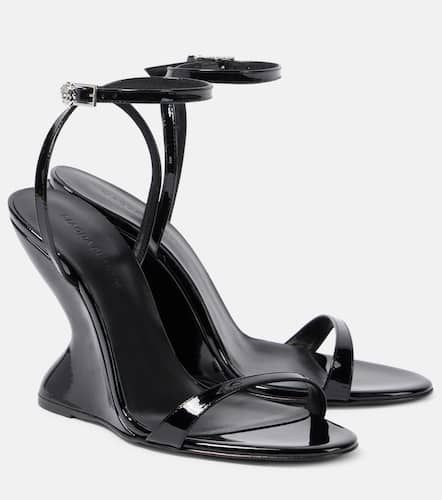 Patent leather wedge sandals - Magda Butrym - Modalova