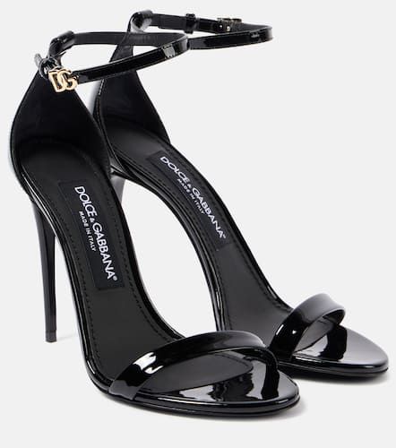 Patent leather sandals - Dolce&Gabbana - Modalova