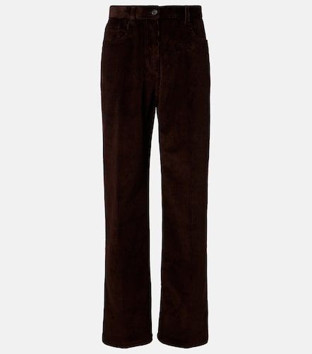 Pantalones anchos de pana de algodón - Miu Miu - Modalova