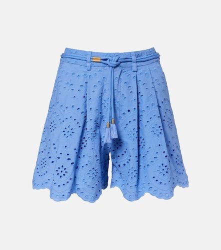 Shorts de algodón con bordado inglés - Poupette St Barth - Modalova