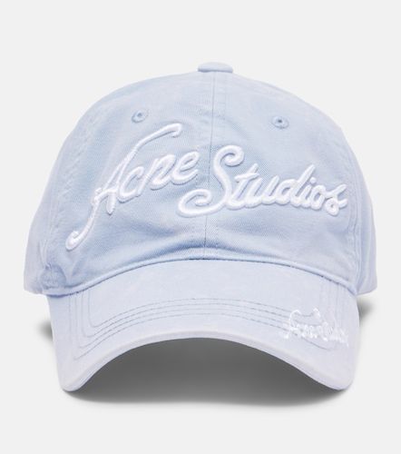 Gorra de denim con logo - Acne Studios - Modalova