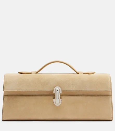 Symmetry Slim suede top-handle bag - Savette - Modalova