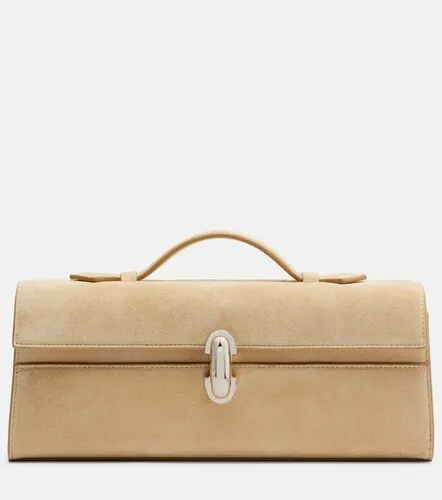Symmetry Slim suede top-handle bag - Savette - Modalova