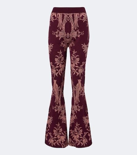 Wool-blend jacquard flared pants - Etro - Modalova
