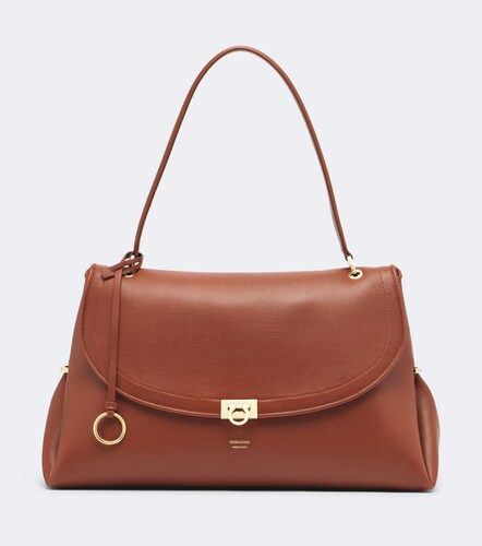 Schultertasche Sofia Large aus Leder - Ferragamo - Modalova