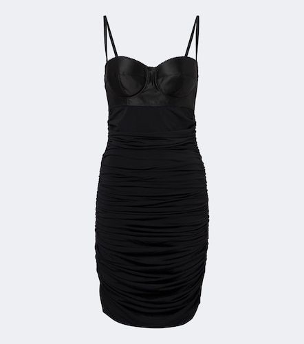 Ruched satin minidress - Dolce&Gabbana - Modalova