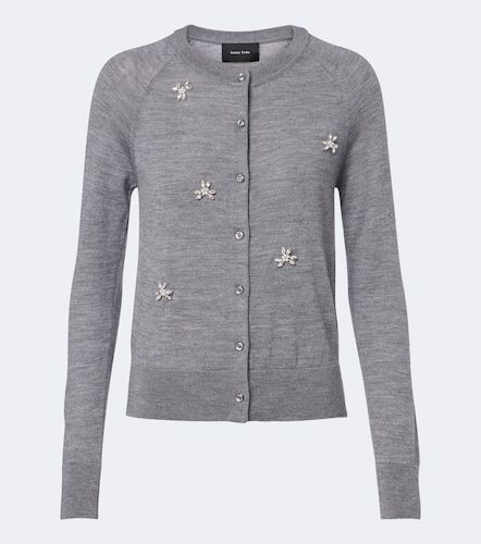 Verzierter Cardigan aus Wolle und Seide - Simone Rocha - Modalova