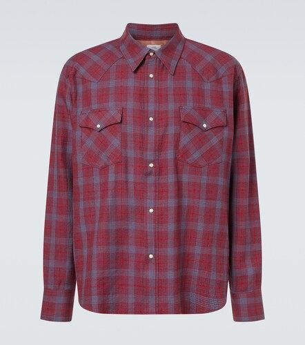 Four Corners checked wool and linen shirt - Visvim - Modalova