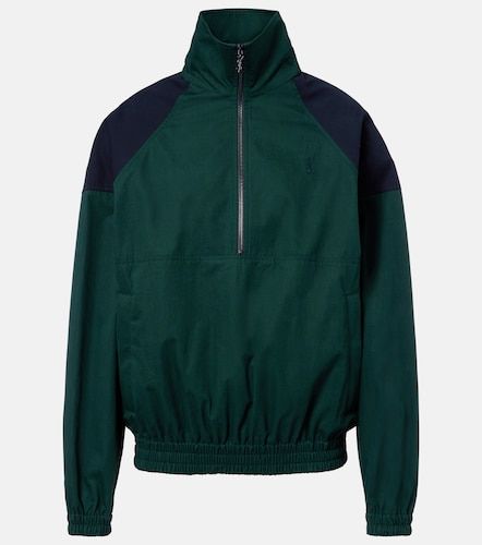 Chaqueta Cassandre de lona de algodón - Saint Laurent - Modalova