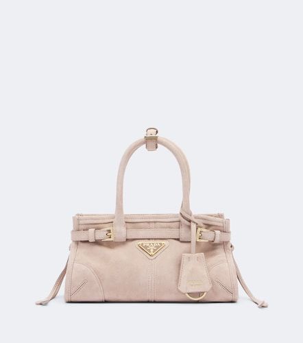 Borsa Bonnie Mini in suede - Prada - Modalova