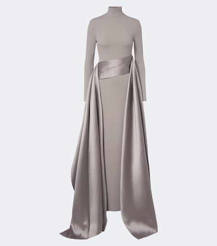 Robe Olivia aus Crêpe mit Satin - Solace London - Modalova