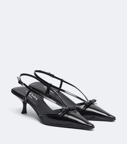 Prada Slingback-Pumps aus Leder - Prada - Modalova