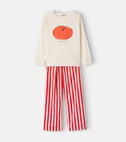 Pijama Weirdly Happy de algodón a rayas - Bobo Choses - Modalova