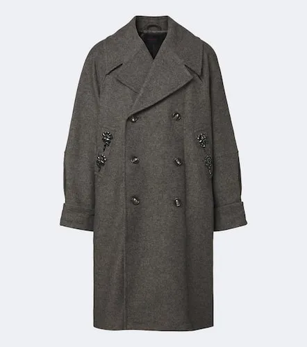 Cappotto oversize in misto lana - Simone Rocha - Modalova