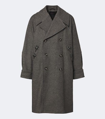 Verzierter Oversize-Mantel aus einem Wollgemisch - Simone Rocha - Modalova