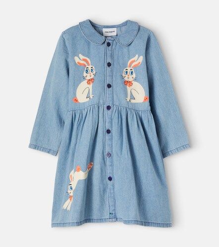 Vestido de denim estampado - Mini Rodini - Modalova