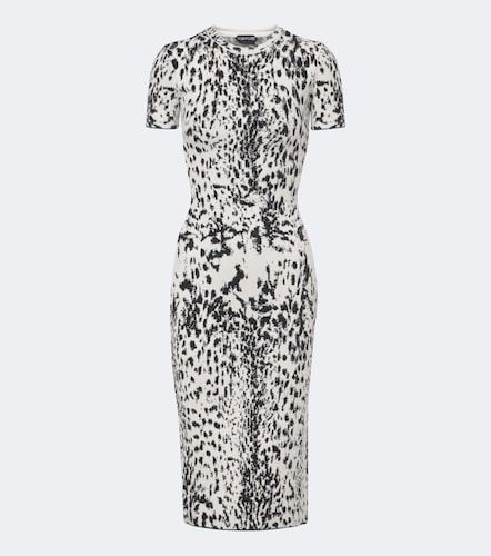 Tom Ford Jacquard velvet midi dress - Tom Ford - Modalova