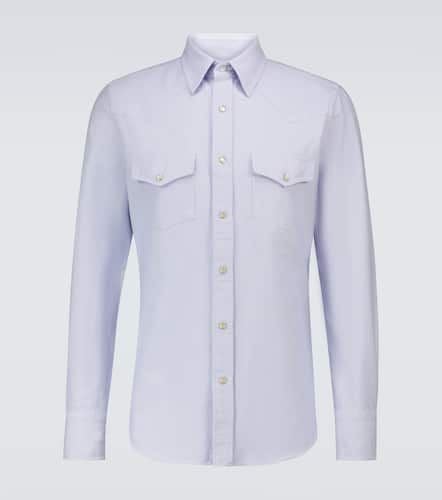 Western long-sleeved cotton shirt - Tom Ford - Modalova