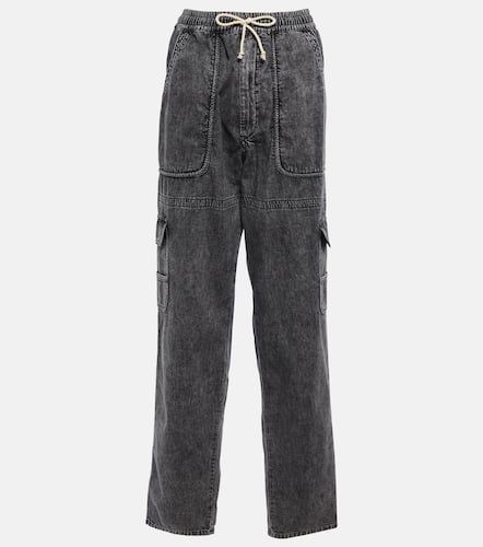 Viamao high-rise cotton pants - Marant Etoile - Modalova