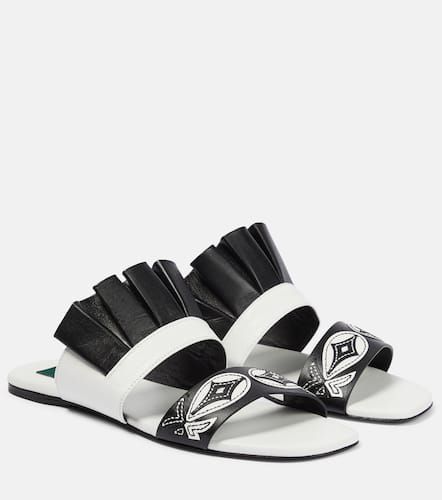 Pucci Embroidered leather sandals - Pucci - Modalova