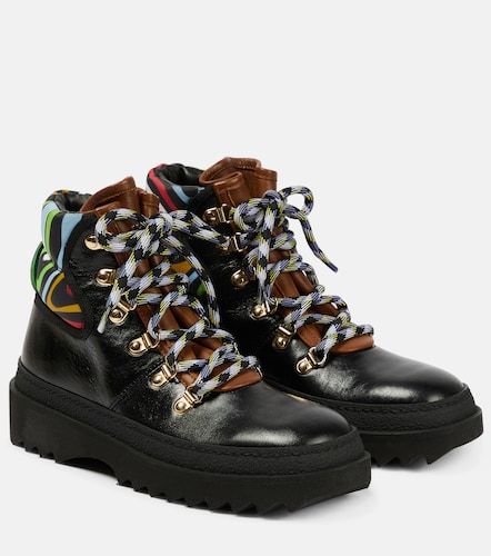 X Fusalp botines de piel estampados - Pucci - Modalova