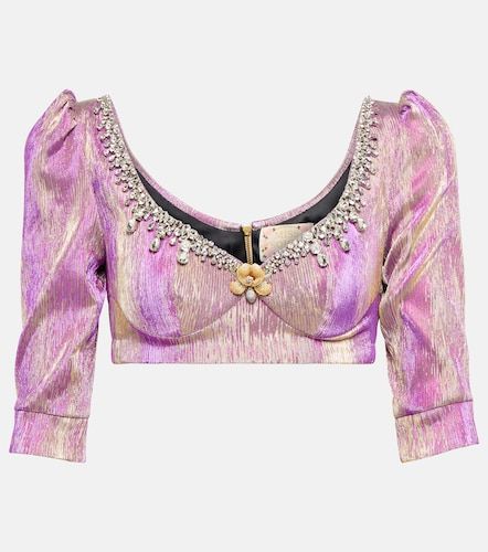 Miss Sohee Crop top adornado - Miss Sohee - Modalova