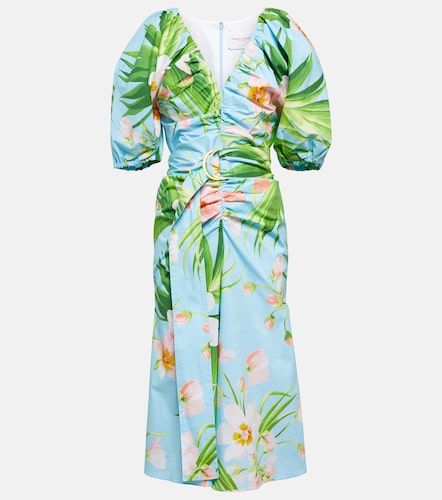 Vestido midi en mezcla de algodón - Carolina Herrera - Modalova