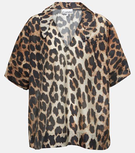 Ganni Leopard-print top - Ganni - Modalova