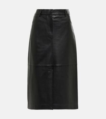 Yves Salomon Leather midi skirt - Yves Salomon - Modalova