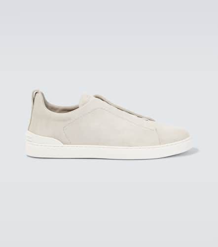 Zegna Triple Stitch suede sneakers - Zegna - Modalova