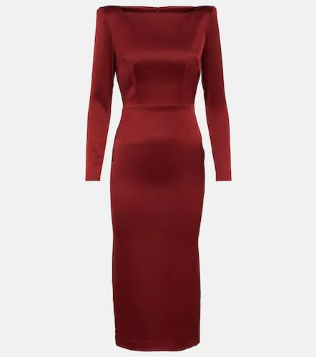 Vestido midi de crepé de satén - Alex Perry - Modalova