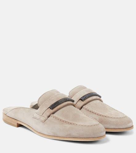 Brunello Cucinelli Suede mules - Brunello Cucinelli - Modalova