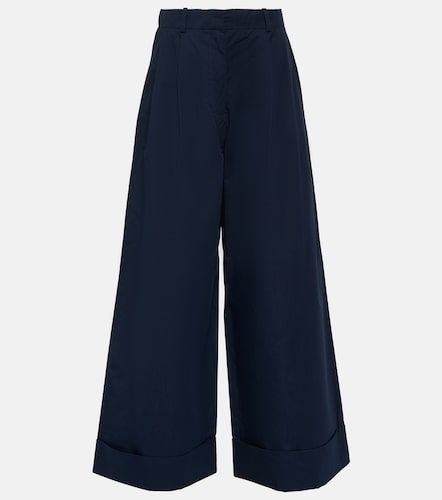 Pantaloni a gamba larga in tone e seta - CO - Modalova