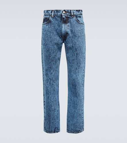 Marni Straight Jeans mit Leder - Marni - Modalova