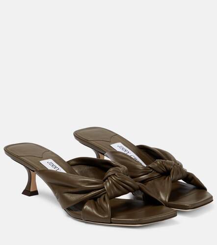 Jimmy Choo Avenue 50 leather mules - Jimmy Choo - Modalova