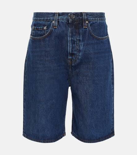 Shorts di jeans a gamba larga - Toteme - Modalova