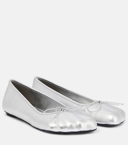 Fetish leather ballet flats - Balenciaga - Modalova