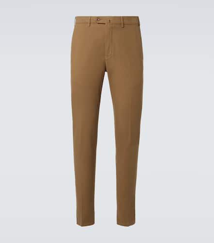 Carlo cotton-blend satin chinos - Loro Piana - Modalova