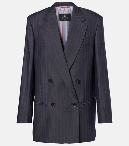 Etro Striped wool-blend blazer - Etro - Modalova