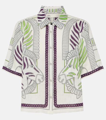 Tory Burch Printed linen shirt - Tory Burch - Modalova